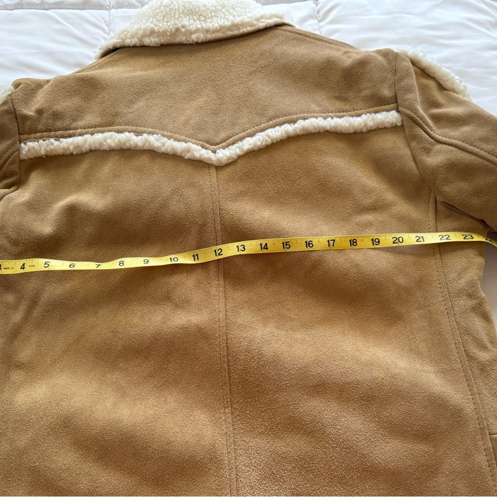 Sears’ Shearling Tan Leather Jacket - image 5